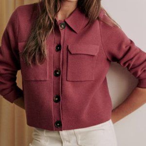 Sezane Betty Cardigan (Rosewood)